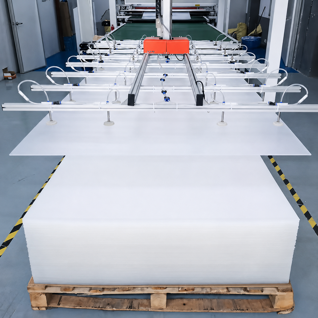 Clear acrylic sheet production line