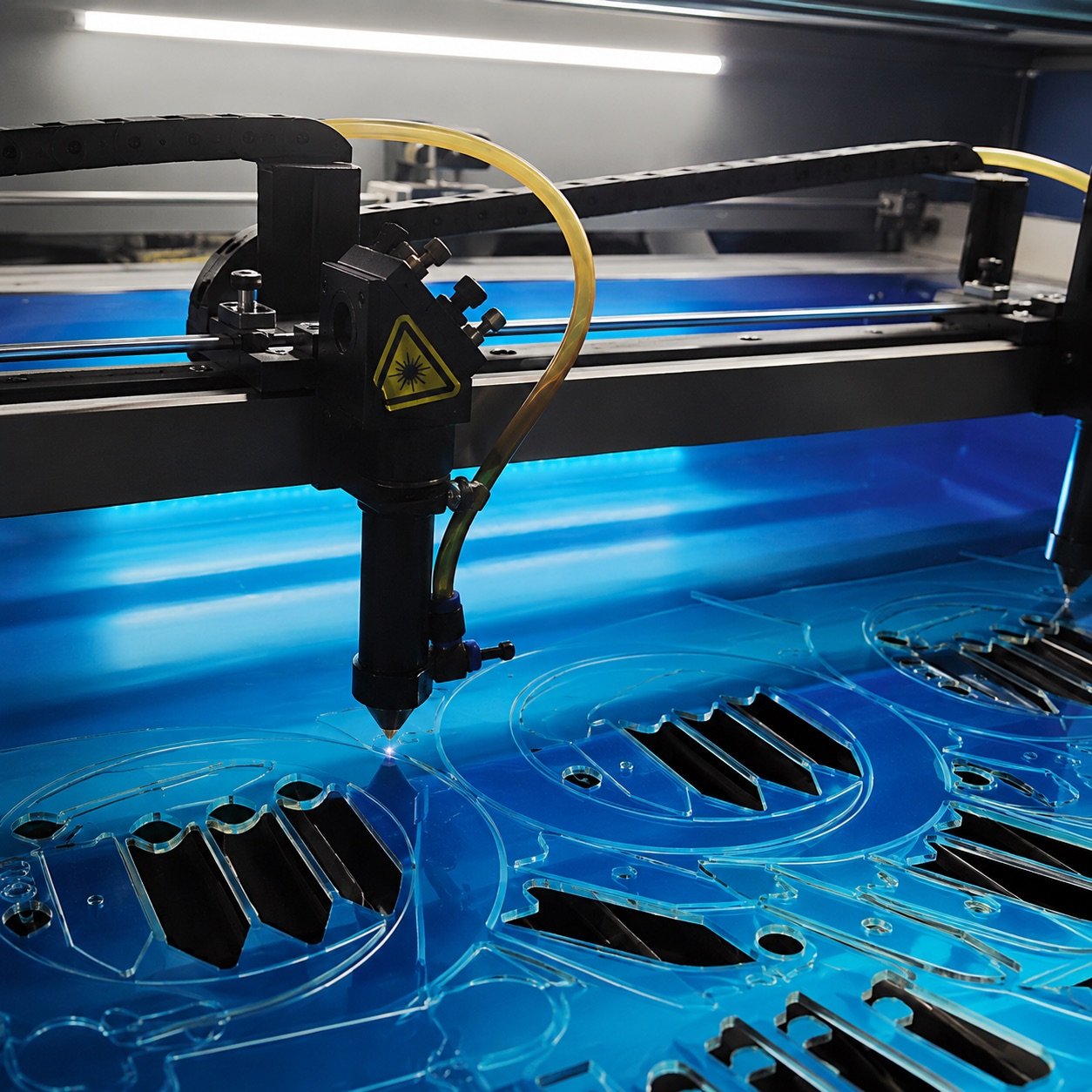 Laser cutting equipment for acrylic sheet processing
